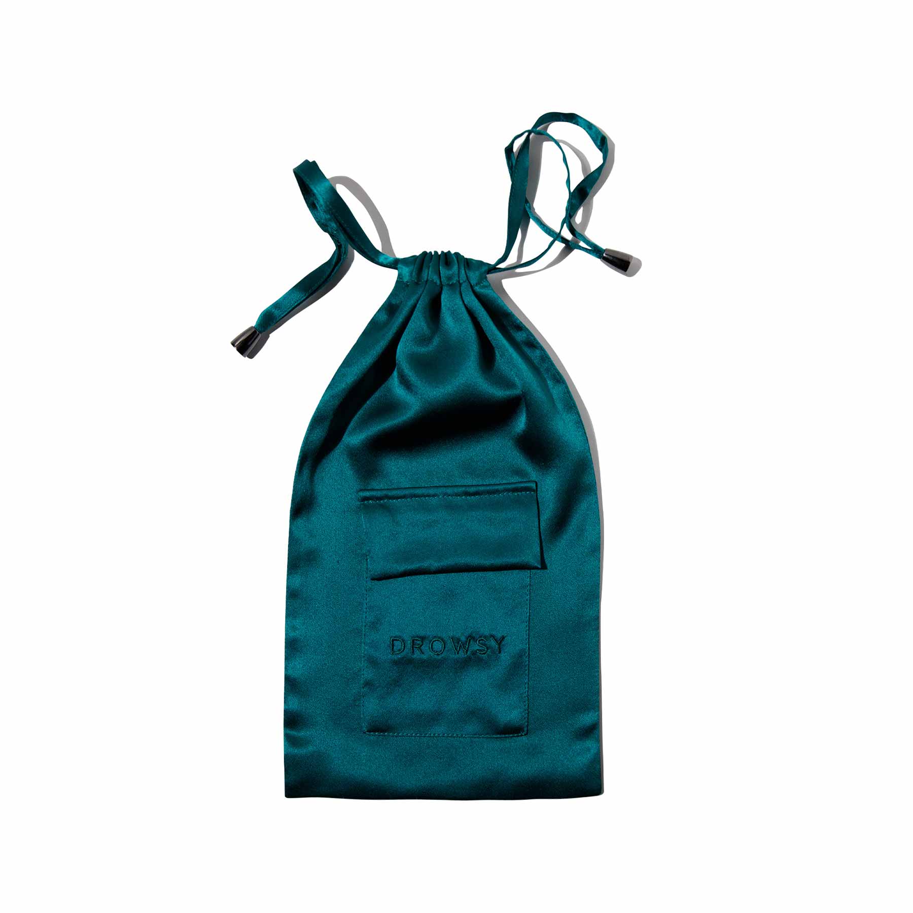USA - DrowsyB2B Green Sapphire Silk Carry Pouch