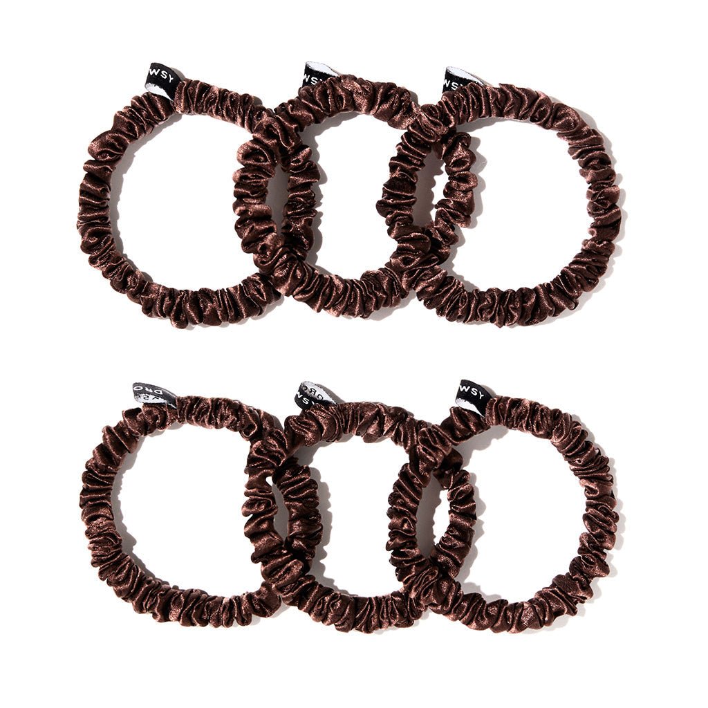 USA - DrowsyB2B Skinny Scrunchie Set - Cocoa Glow