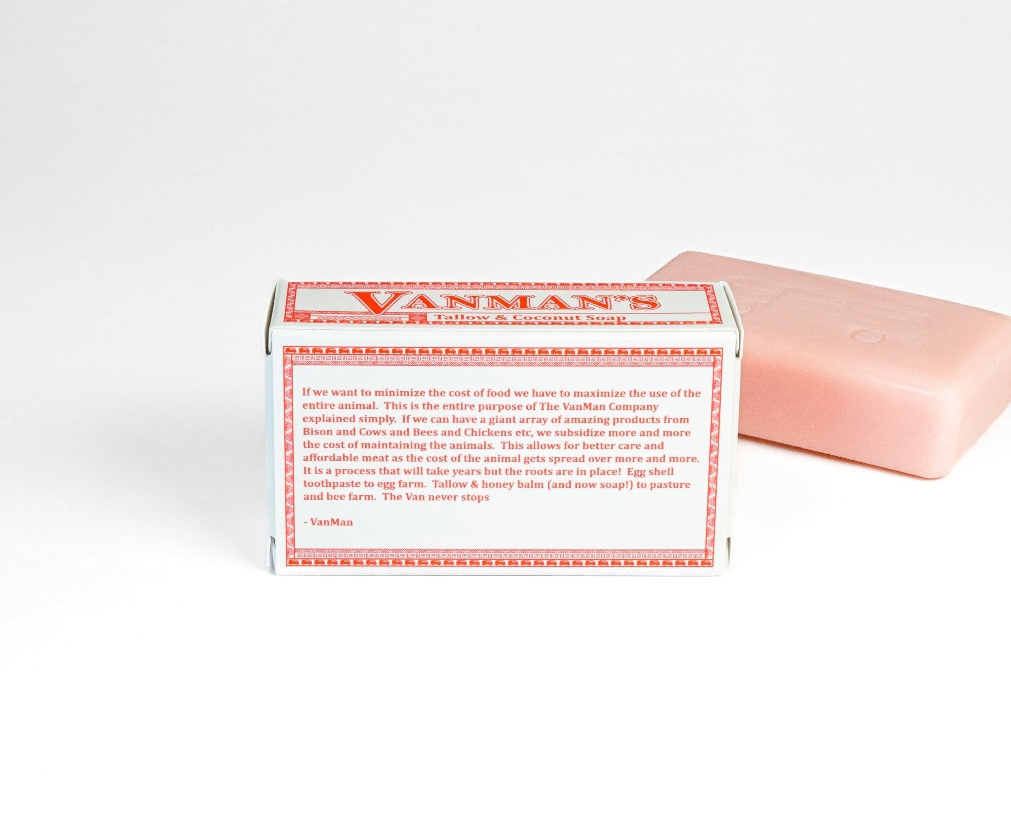 VanMan *New* VanMan's Tallow & Coconut Soap