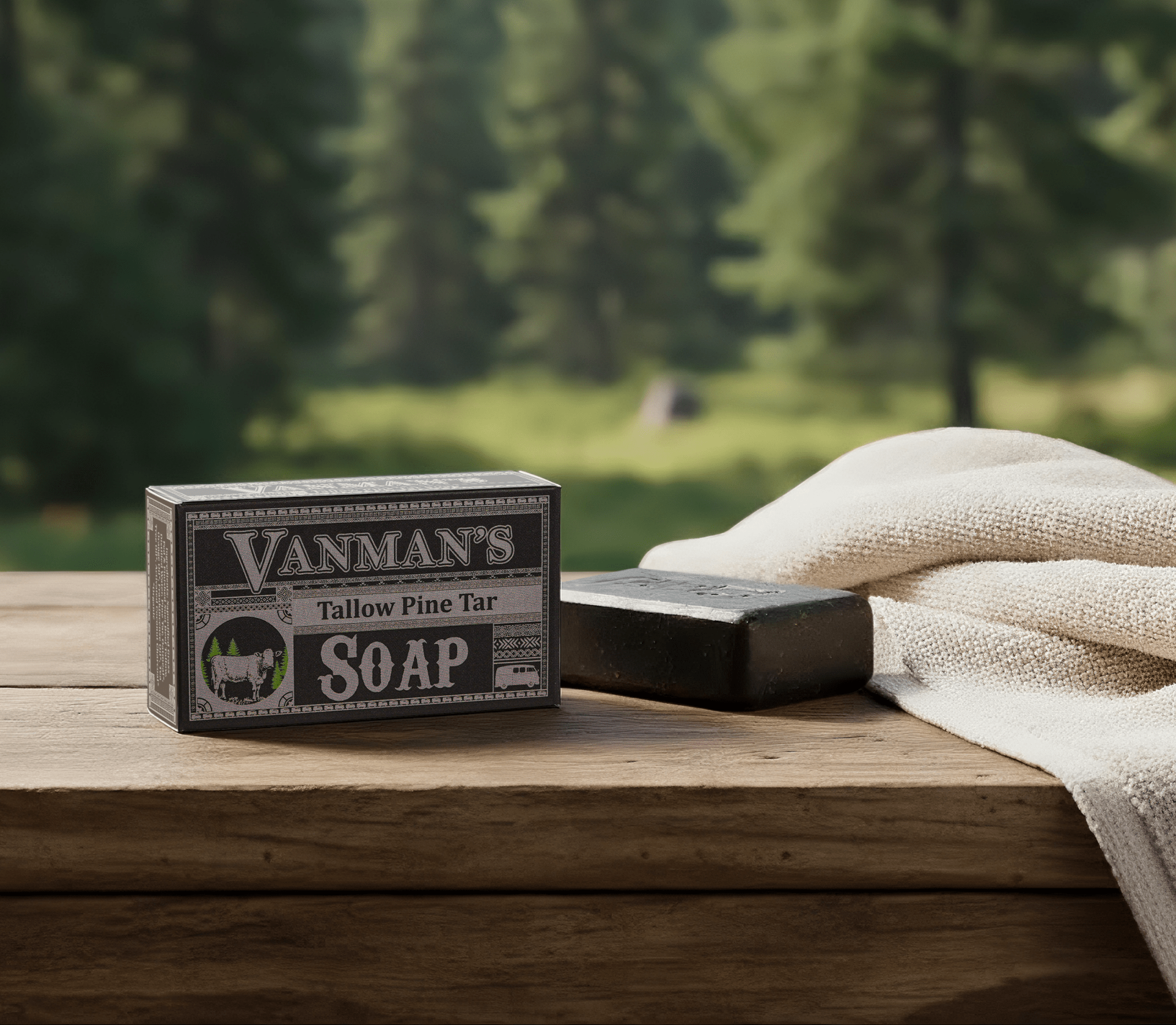 VanMan *New* VanMan's Tallow & Pine Tar Soap