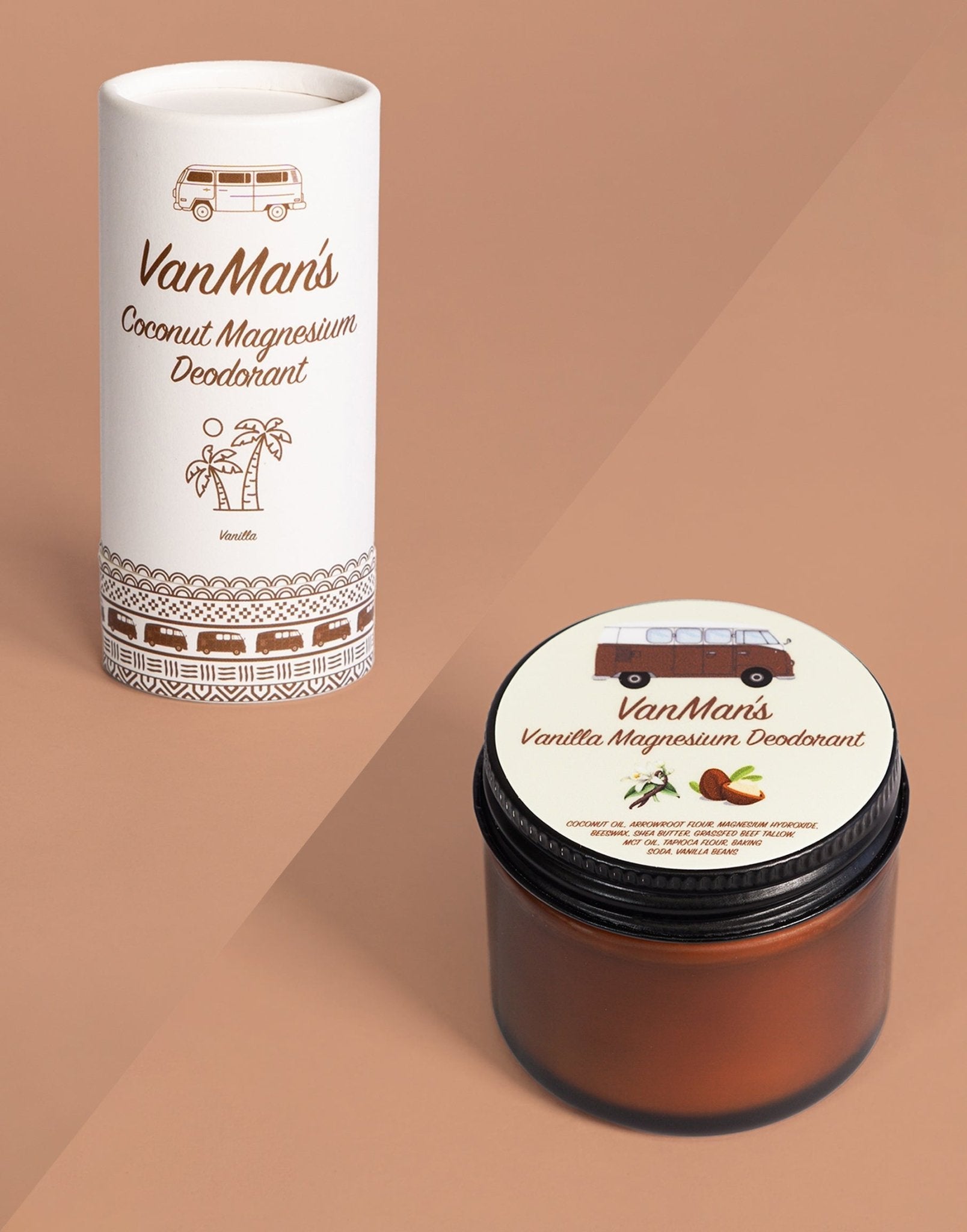 VanMan *New* VanMan's Vanilla Magnesium Deodorant - 2 oz