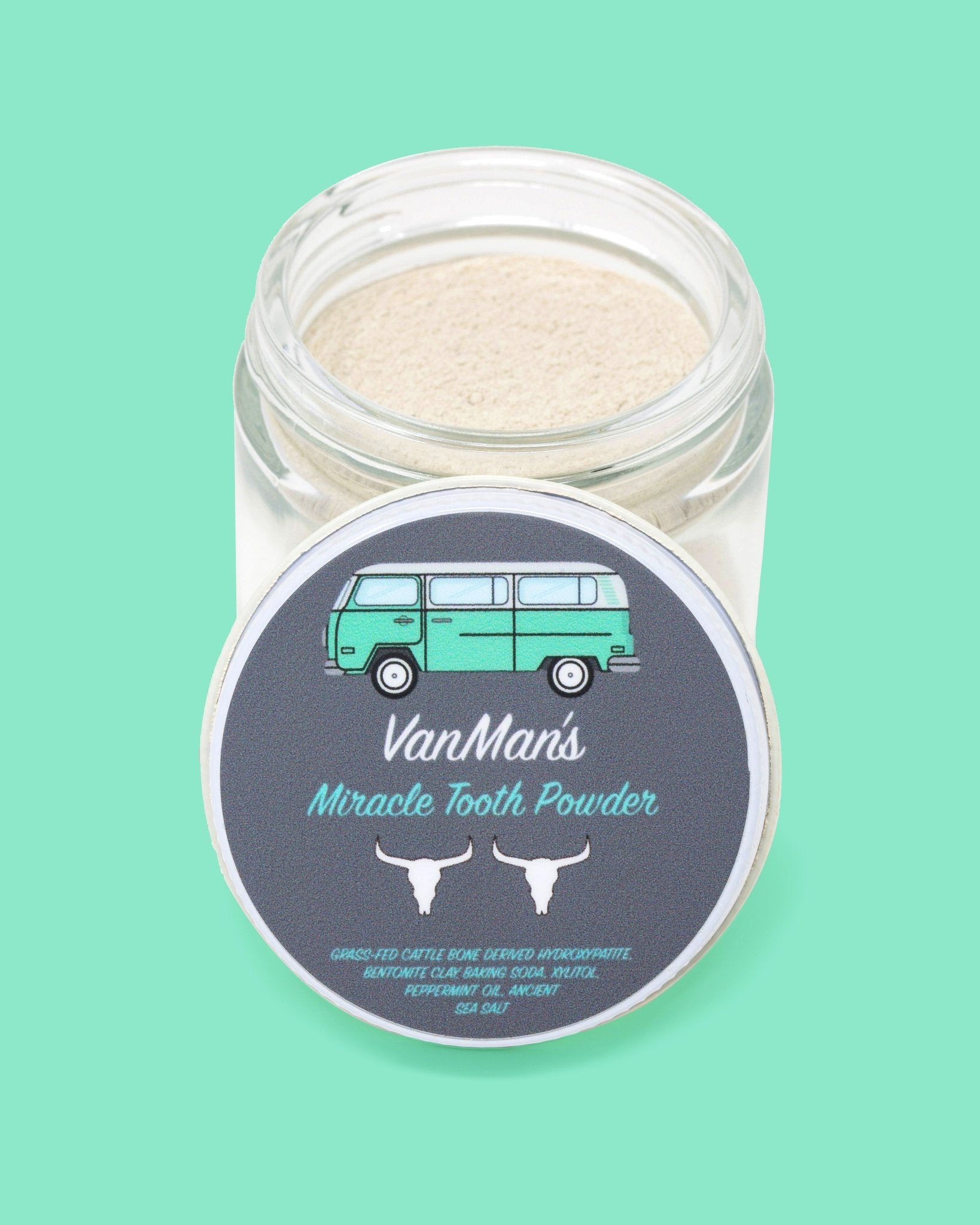 VanMan VanMan's Miracle Tooth Powder - Mint - Bone 2 oz