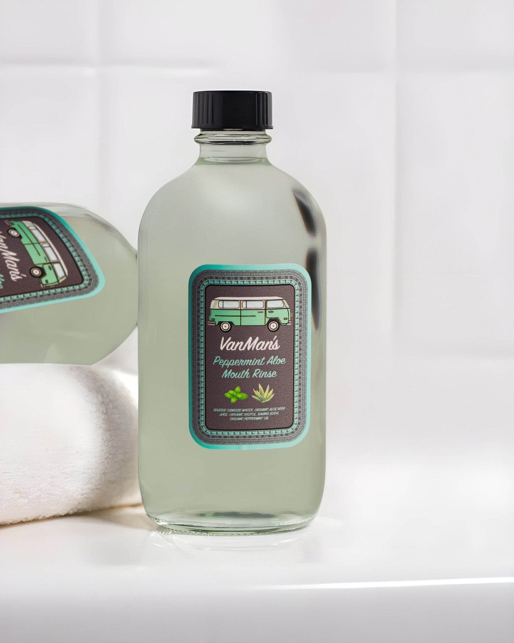 VanMan VanMan's Peppermint Aloe Mouth Rinse - 8 oz