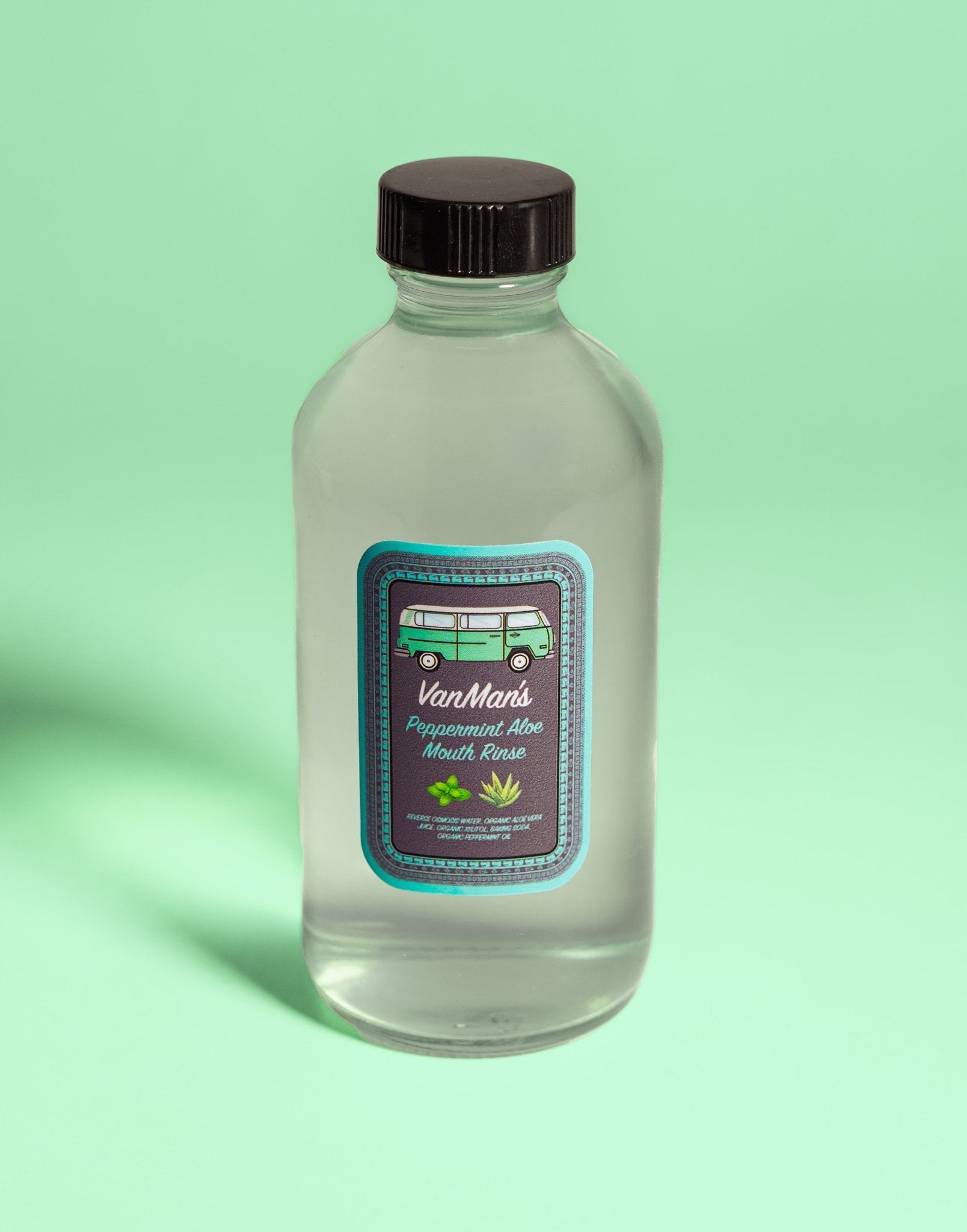 VanMan VanMan's Peppermint Aloe Mouth Rinse - 8 oz
