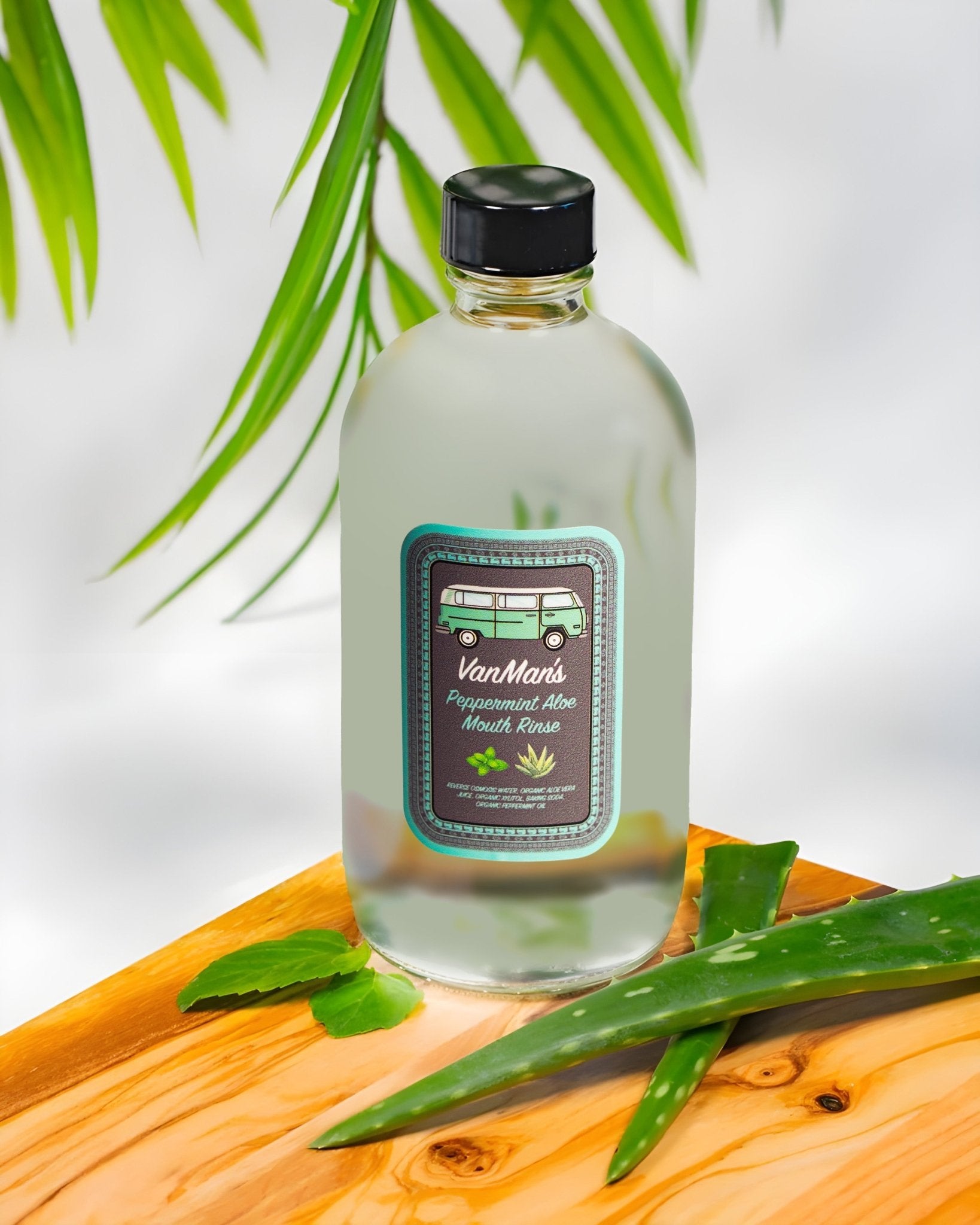 VanMan VanMan's Peppermint Aloe Mouth Rinse - 8 oz