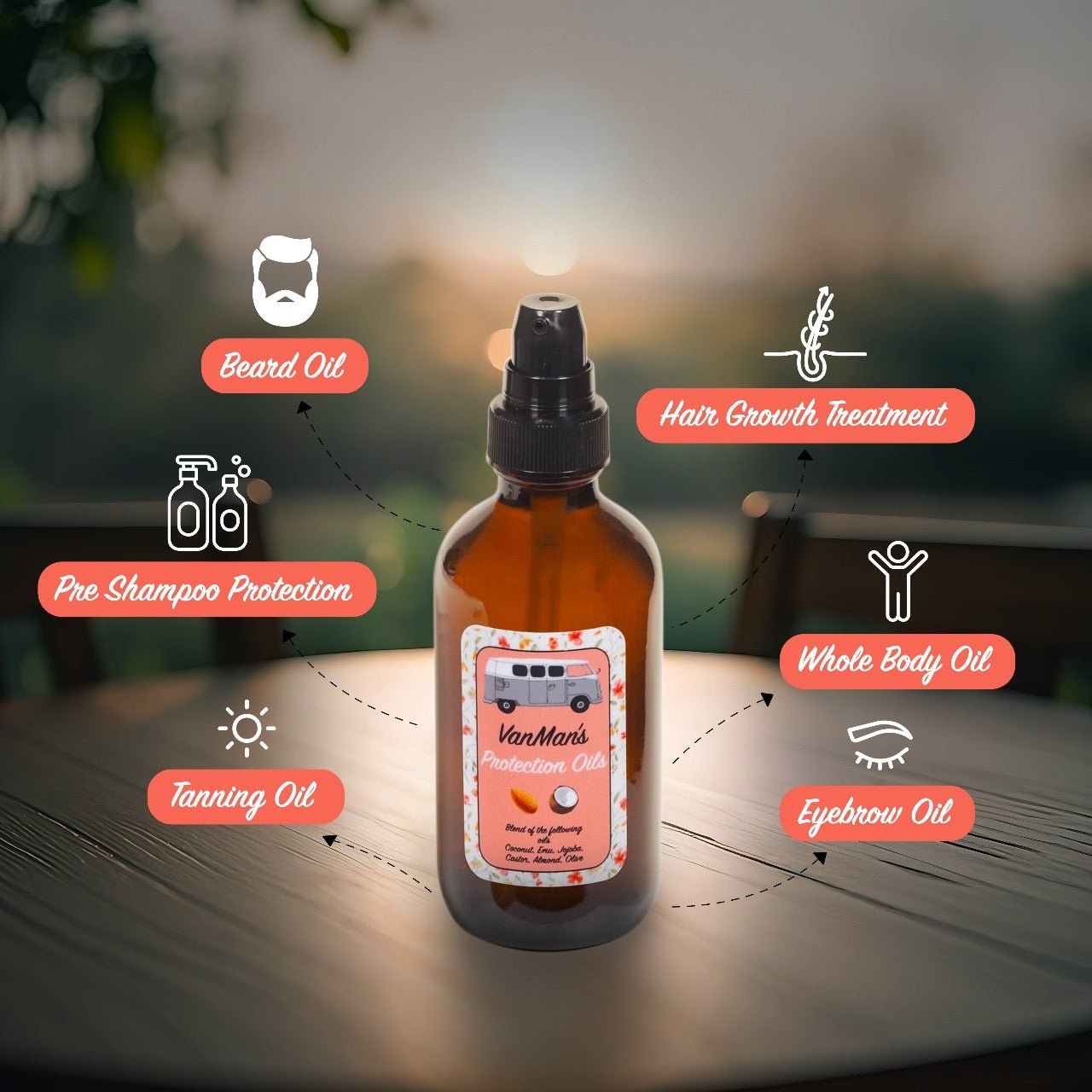 VanMan VanMan's Protection Oils Hair Serum