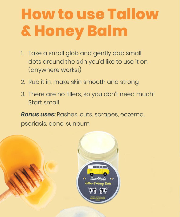 VanMan VanMan's Tallow & Honey Balm - Classic