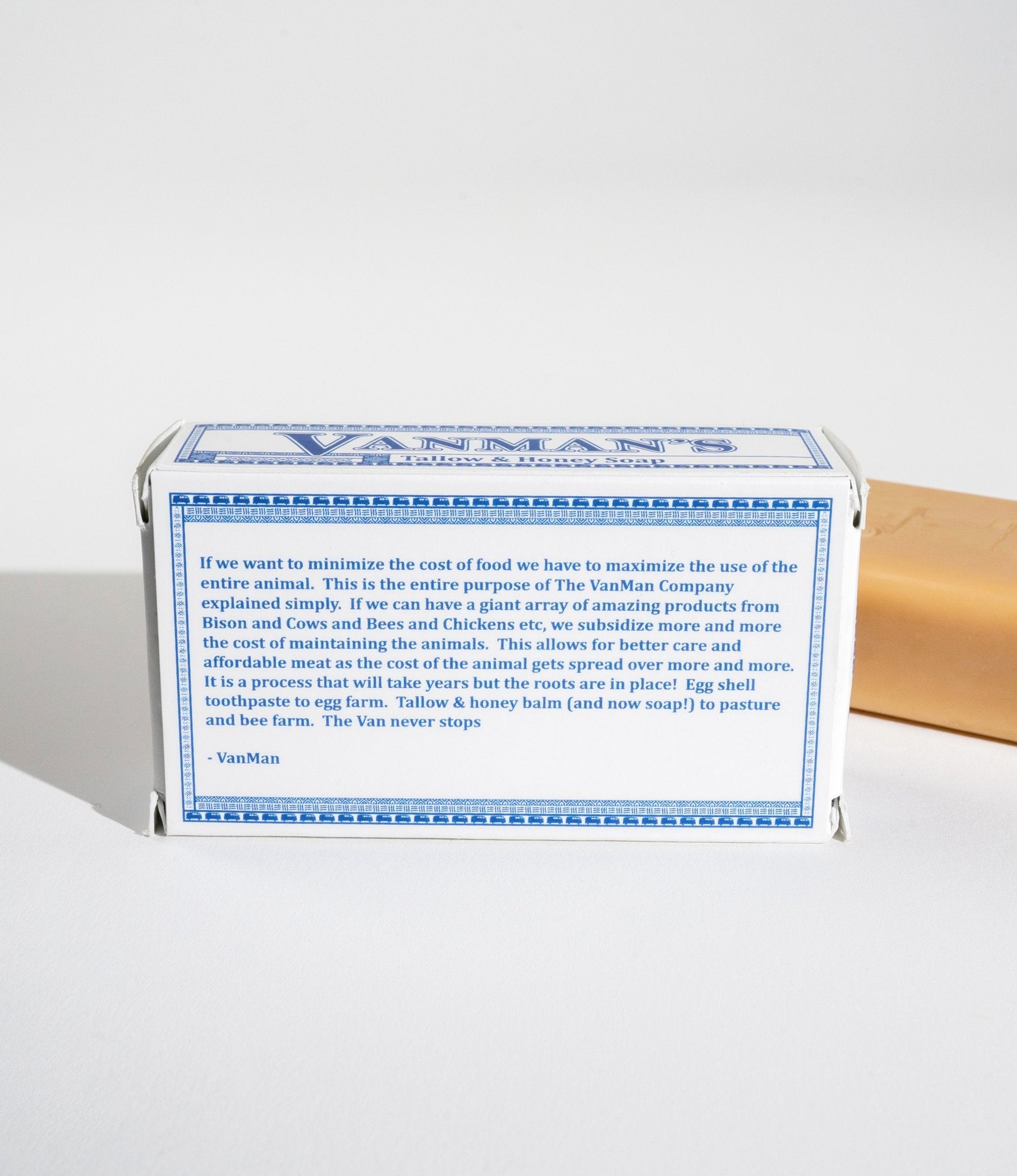 VanMan VanMan's Tallow & Honey Soap