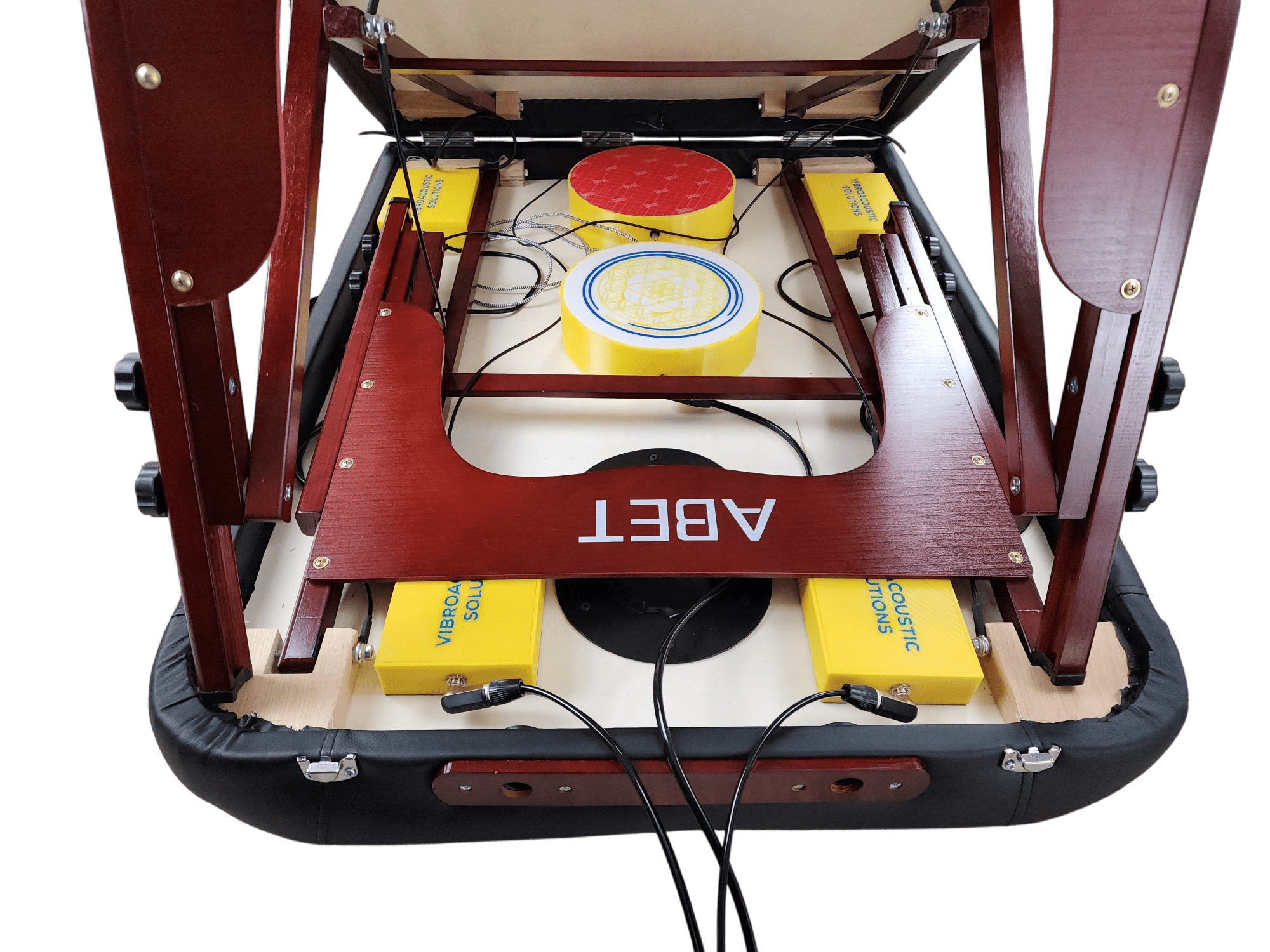 Vibroacoustic Solutions Vibroacoustic Therapy Massage Table Attachments with custom Amplifier Bundle