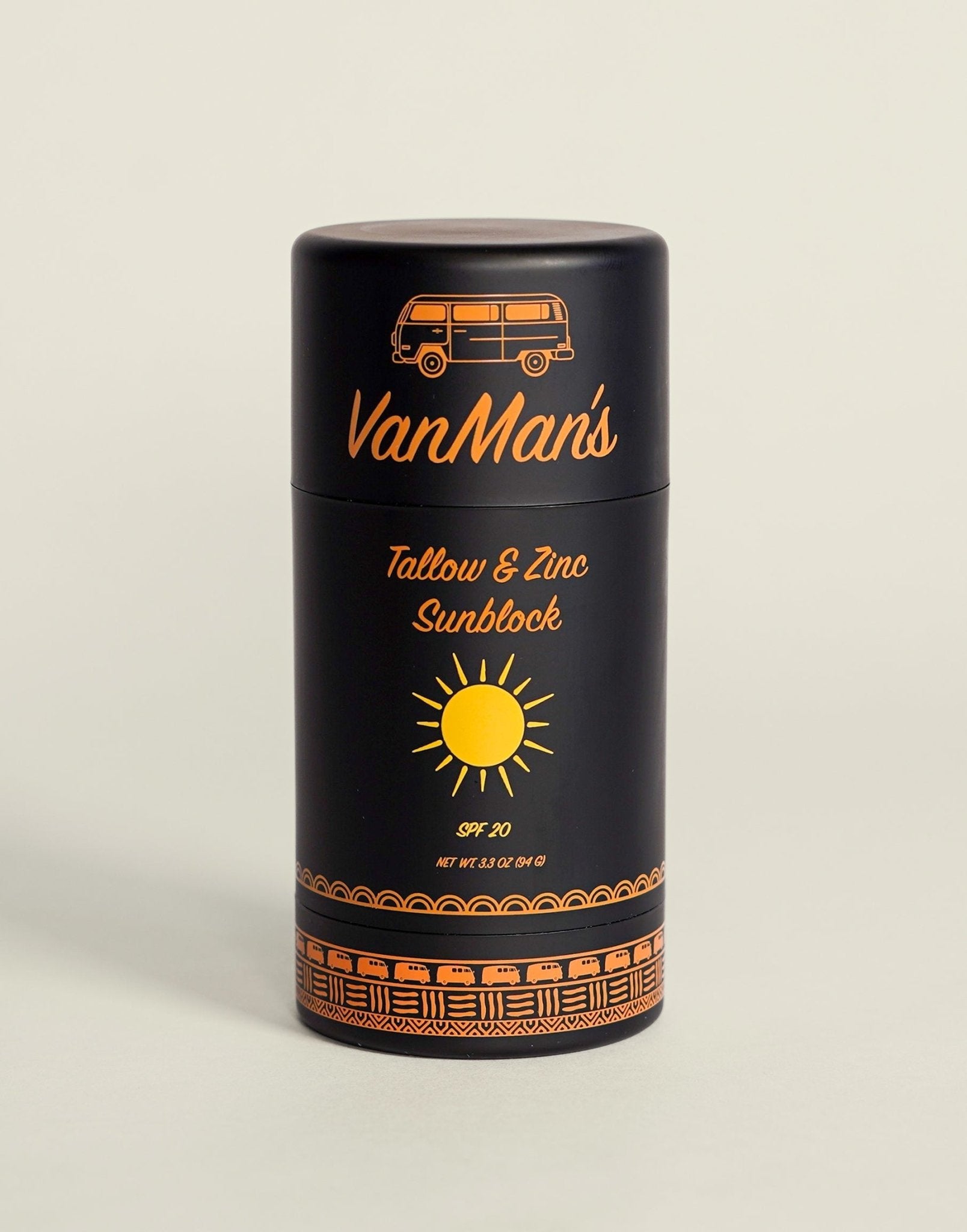 VanMan VanMan’s Tallow & Zinc SunBlock - 2 oz