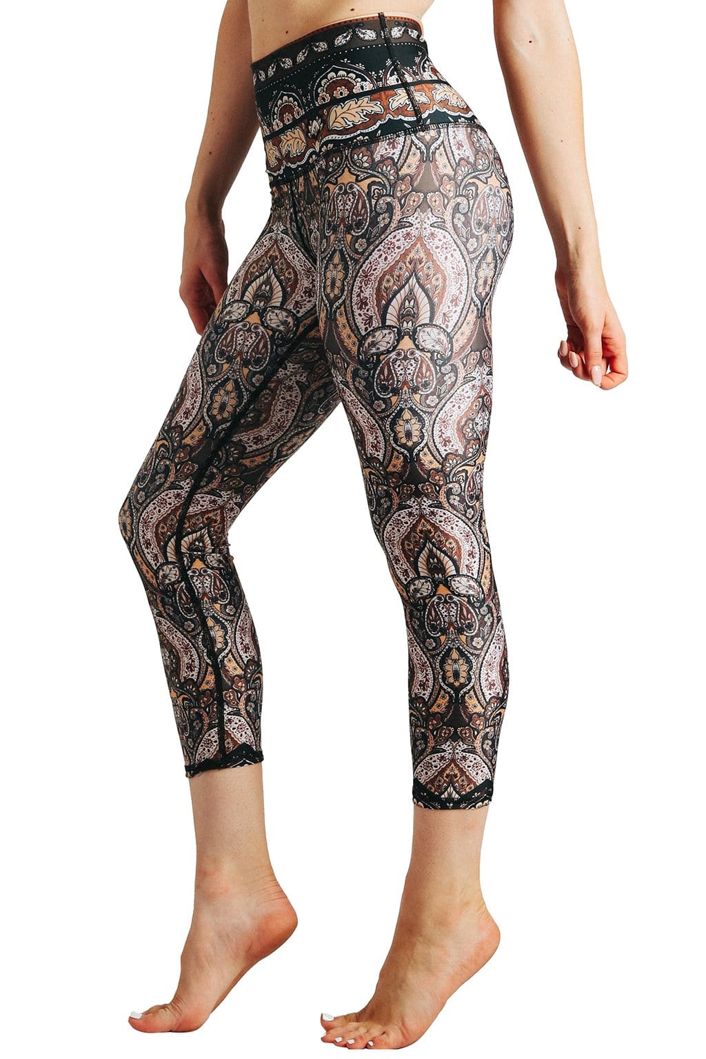 Yoga Democracy Capri Legging - Espresso Yourself