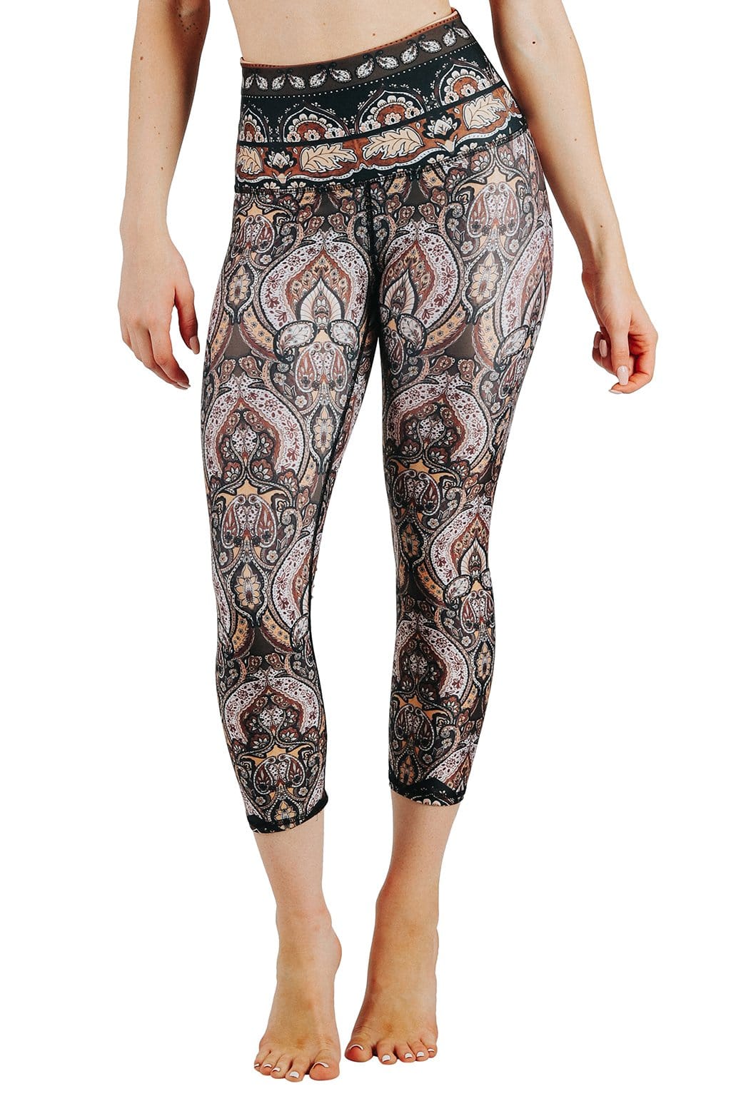 Yoga Democracy Capri Legging - Espresso Yourself