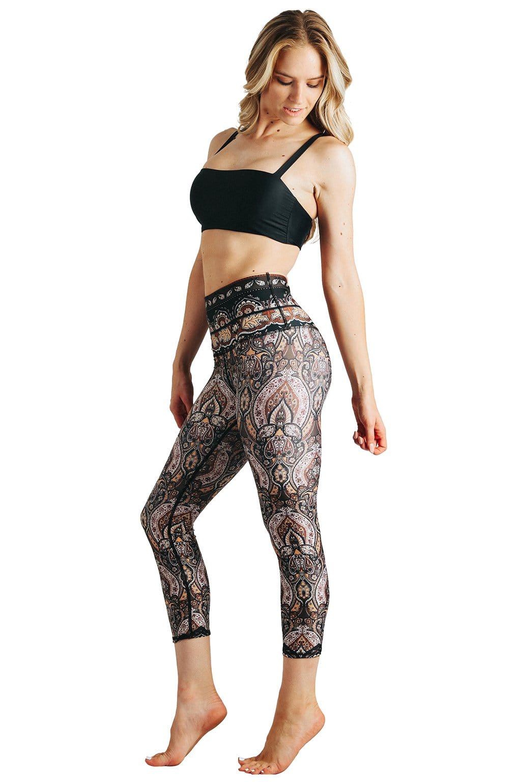 Yoga Democracy Capri Legging - Espresso Yourself