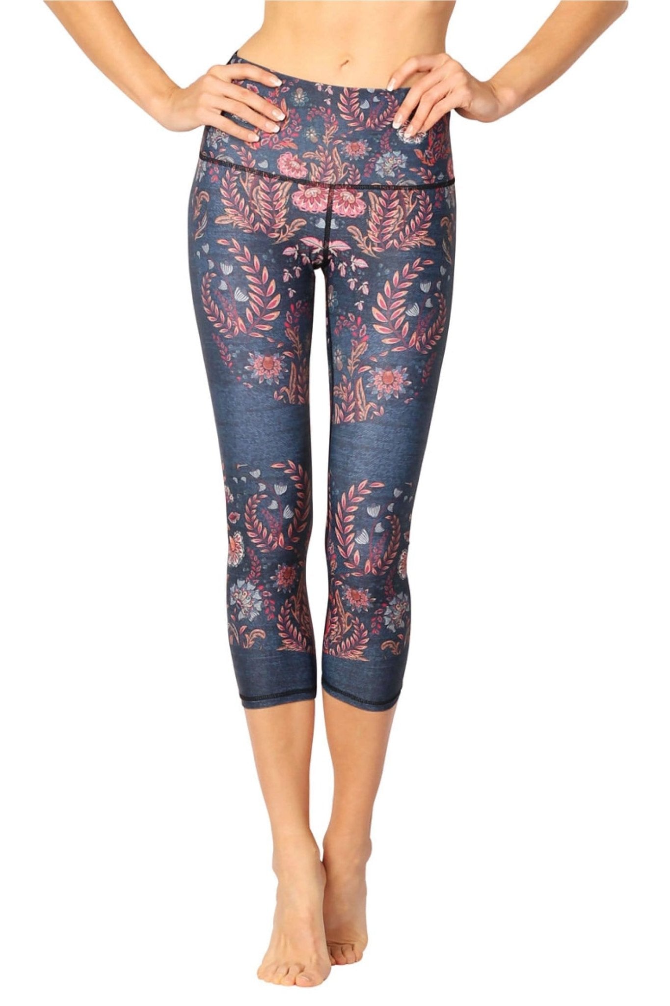 Yoga Democracy Capri Legging - Festival Denim