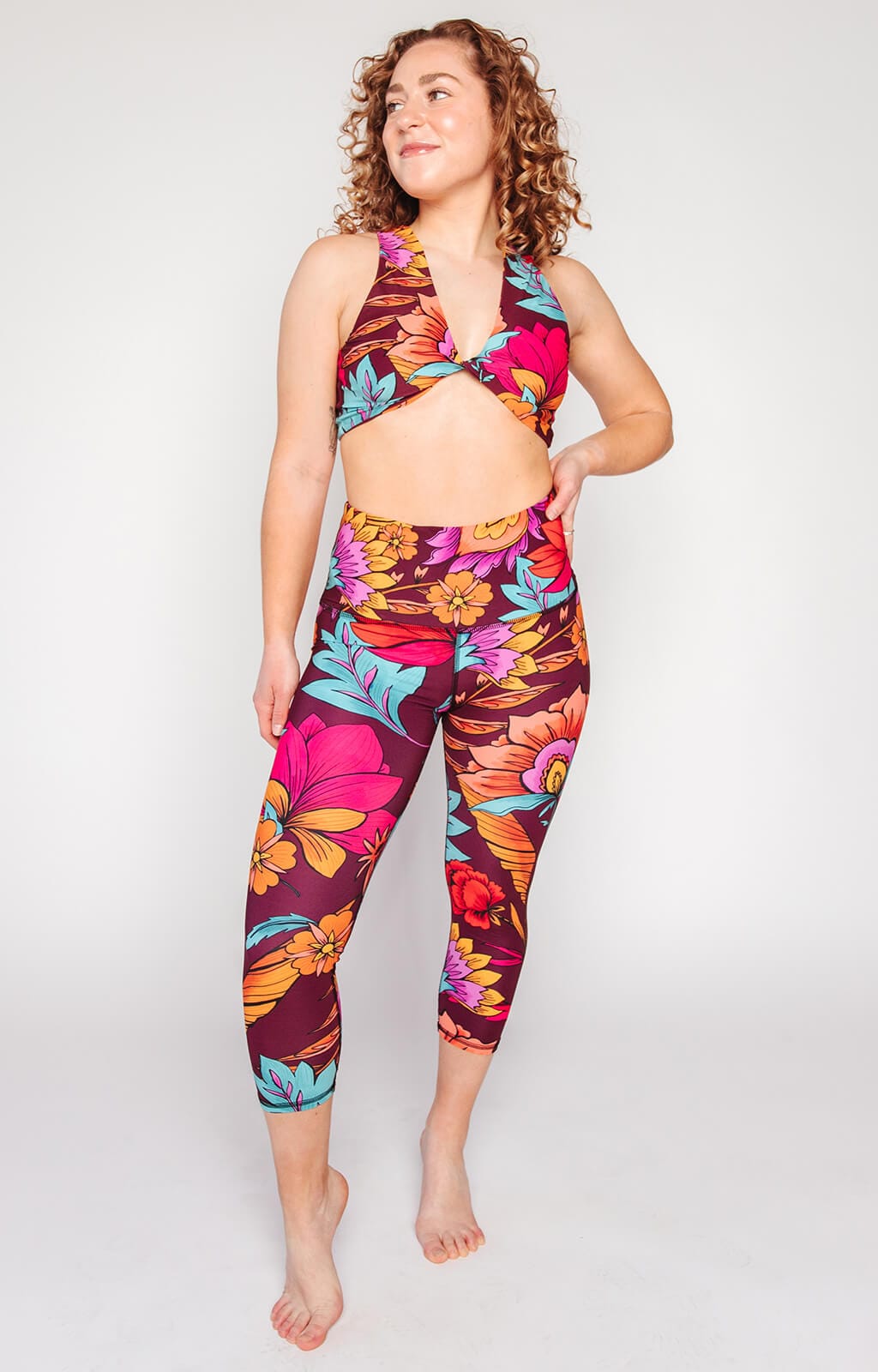 Yoga Democracy Capri Legging - Indie Flow
