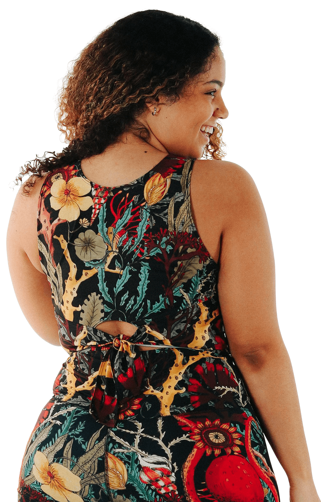 Yoga Democracy Ready or Knot Tank - Coral My Name