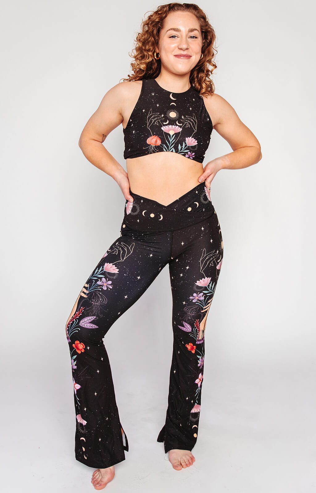 Yoga Democracy Split ‘N Flare Pant - Celestial Timing