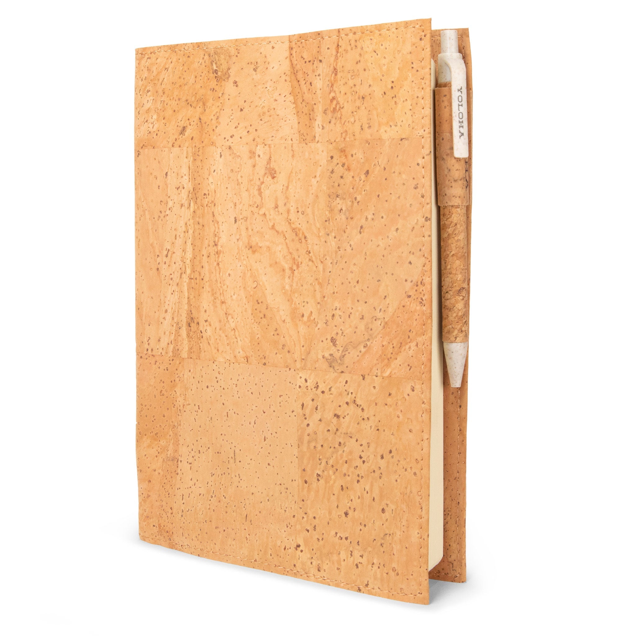 Yoloha Yoga Refillable Cork Journal Book