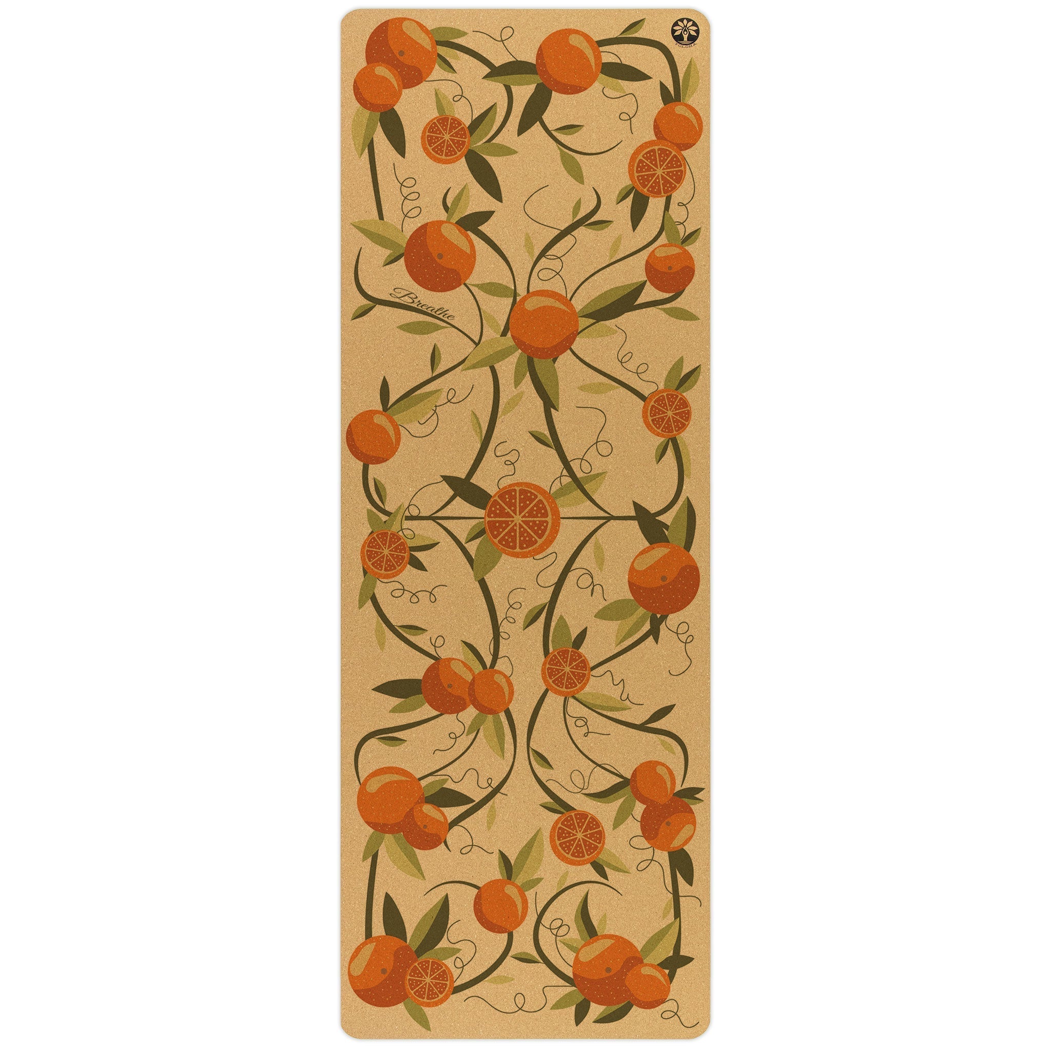 Yoloha Yoga Zest For Life Aura Cork Yoga Mat