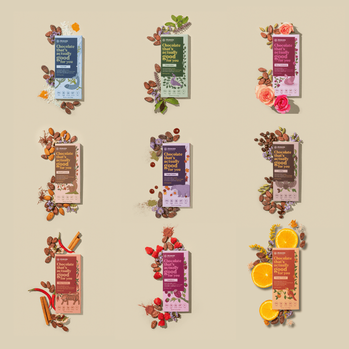 Elements Truffles The Soma Collection, Ayurvedic functional chocolate with adaptogens and superfoods