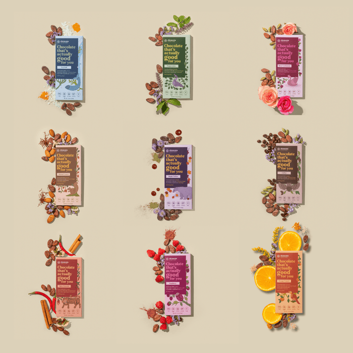 Elements Truffles The Soma Collection, Ayurvedic functional chocolate with adaptogens and superfoods