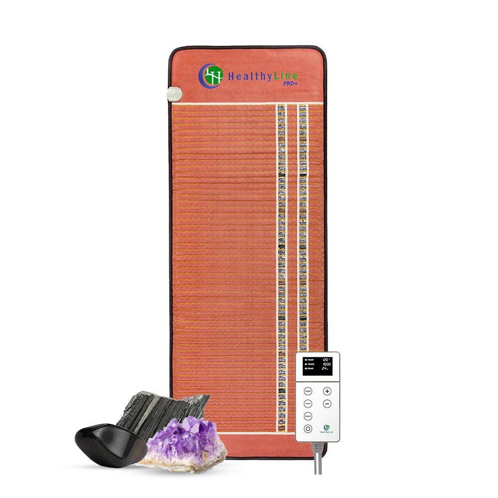 HealthyLine TAO Series PEMF Far Infrared Heating Mat with gemstone therapy