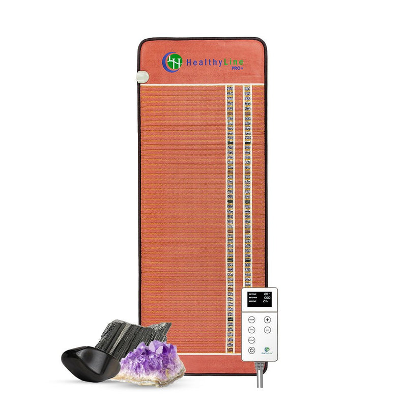 HealthyLine TAO Series PEMF Far Infrared Heating Mat with gemstone therapy