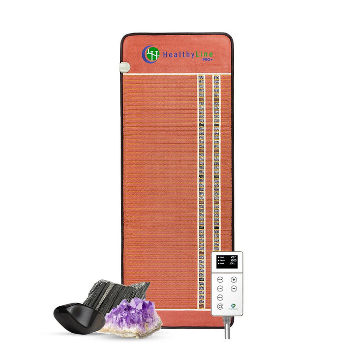 HealthyLine TAO Series PEMF Far Infrared Heating Mat with gemstone therapy