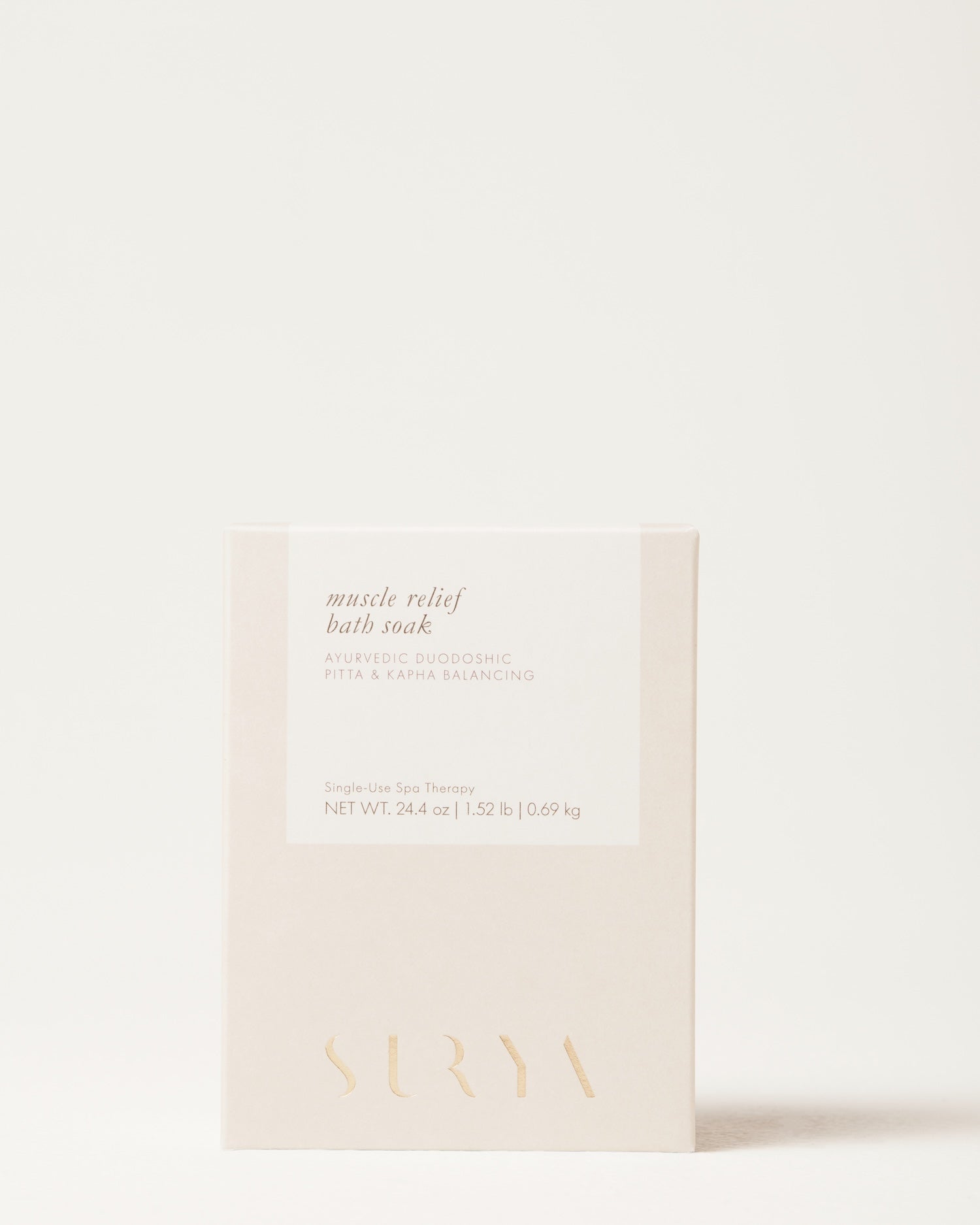 Surya Muscle Relief Bath Soak, Ayurvedic hydrotherapy with three salts and traditional herbs