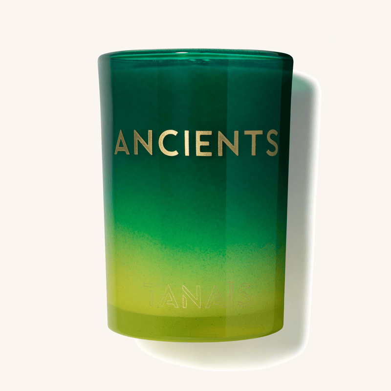 TANAÏS ANCIENTS Candle, Brooklyn independent fragrance house founded by Hi Wildflower