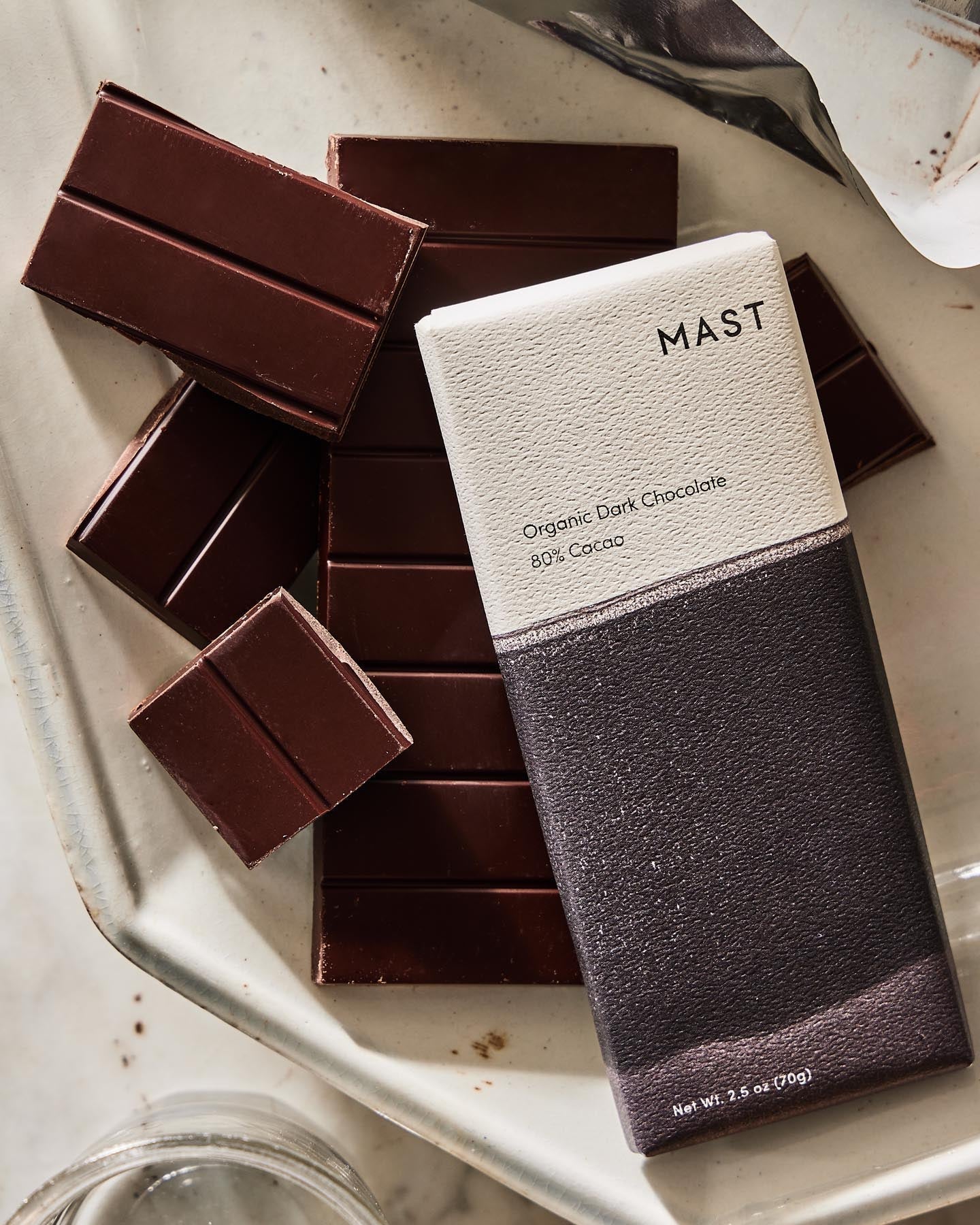 Mast Market Organic Dark Chocolate 80% Cacao bar