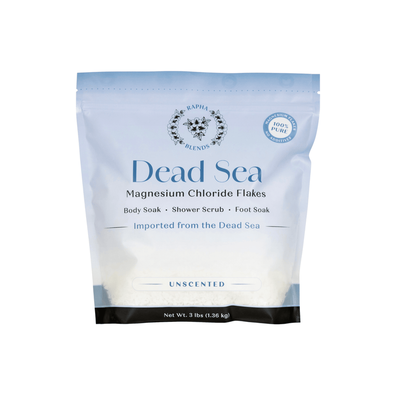 Rapha Blends Pure Dead Sea Magnesium Chloride Flakes, 47% magnesium chloride concentration