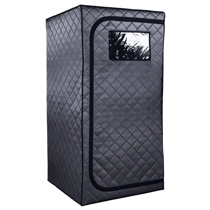 Durasage Portable Full Size Infrared Sauna 1-Person, at-home infrared heat therapy with ultra low EMF panels