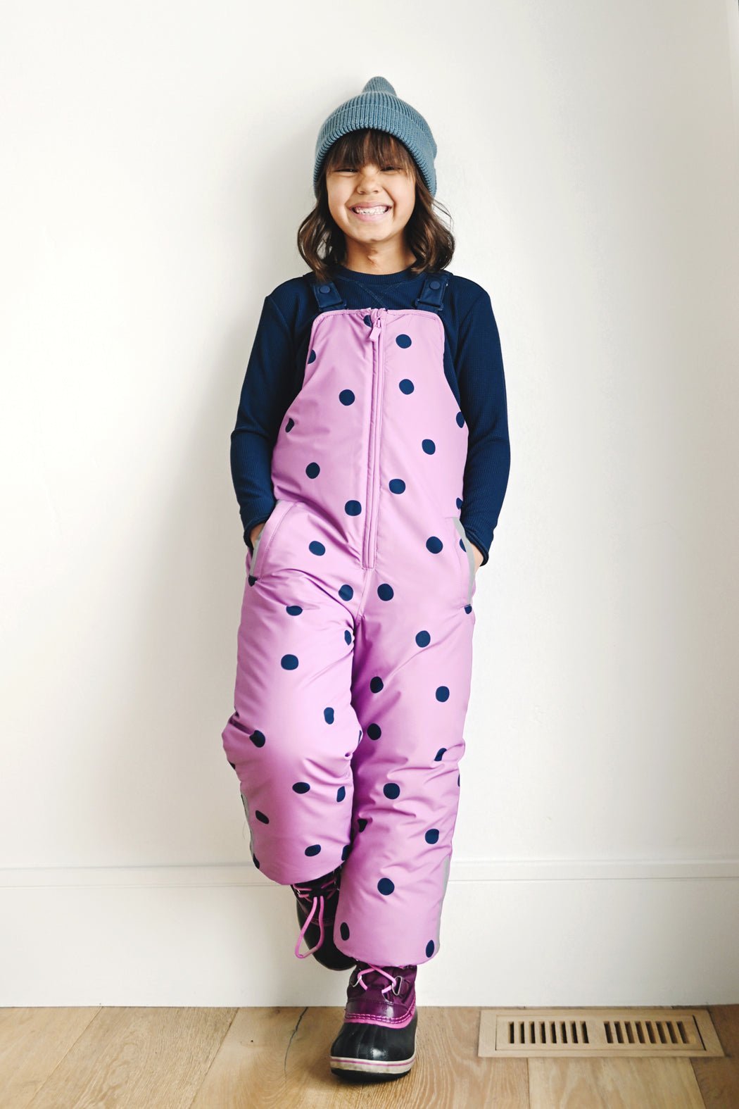 Cozy Earth Children's Bamboo Waffle Knit Base Layer Long Sleeve - Last Chance