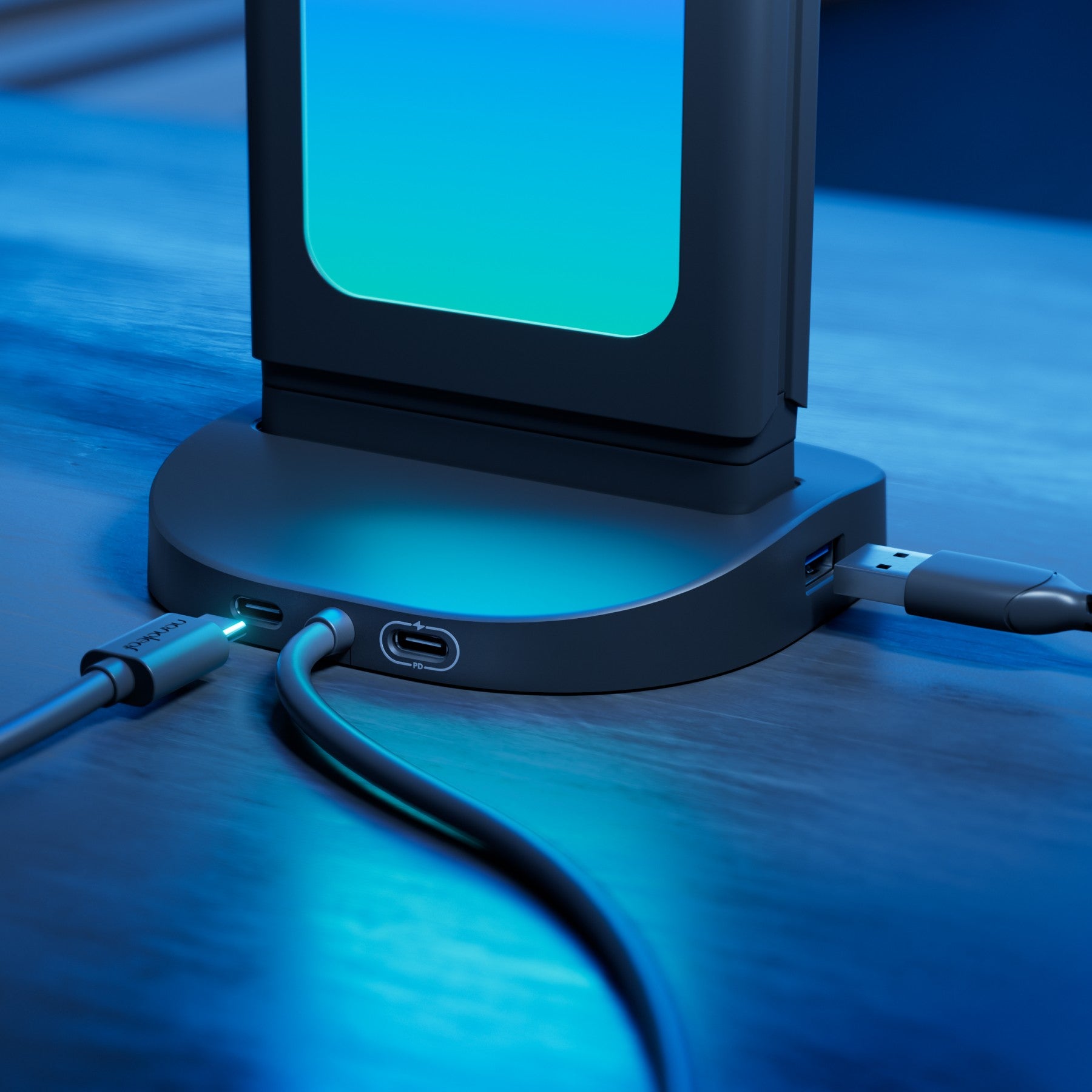 Nanoleaf Shop USA Pegboard Desk Dock (Black)