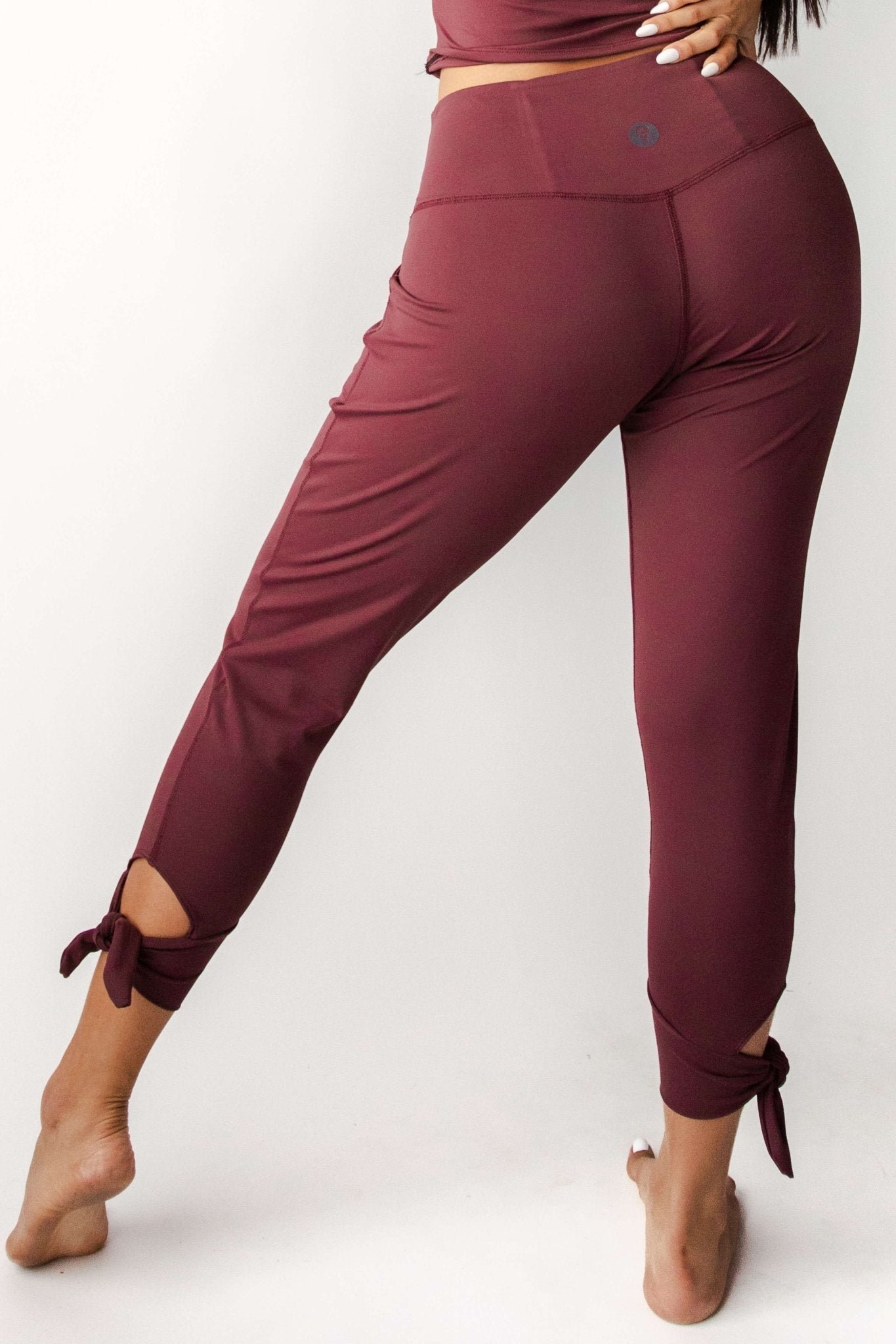 Yoga Democracy Sunday Jogger - Maroon