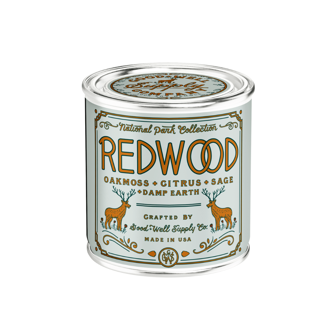 Good & Well Supply Co Redwood National Park Candle