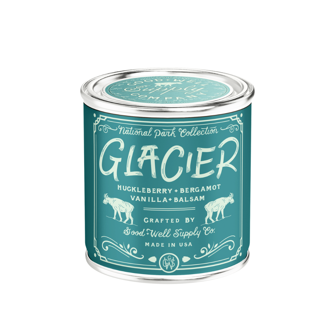 Good & Well Supply Co Glacier National Park Candle