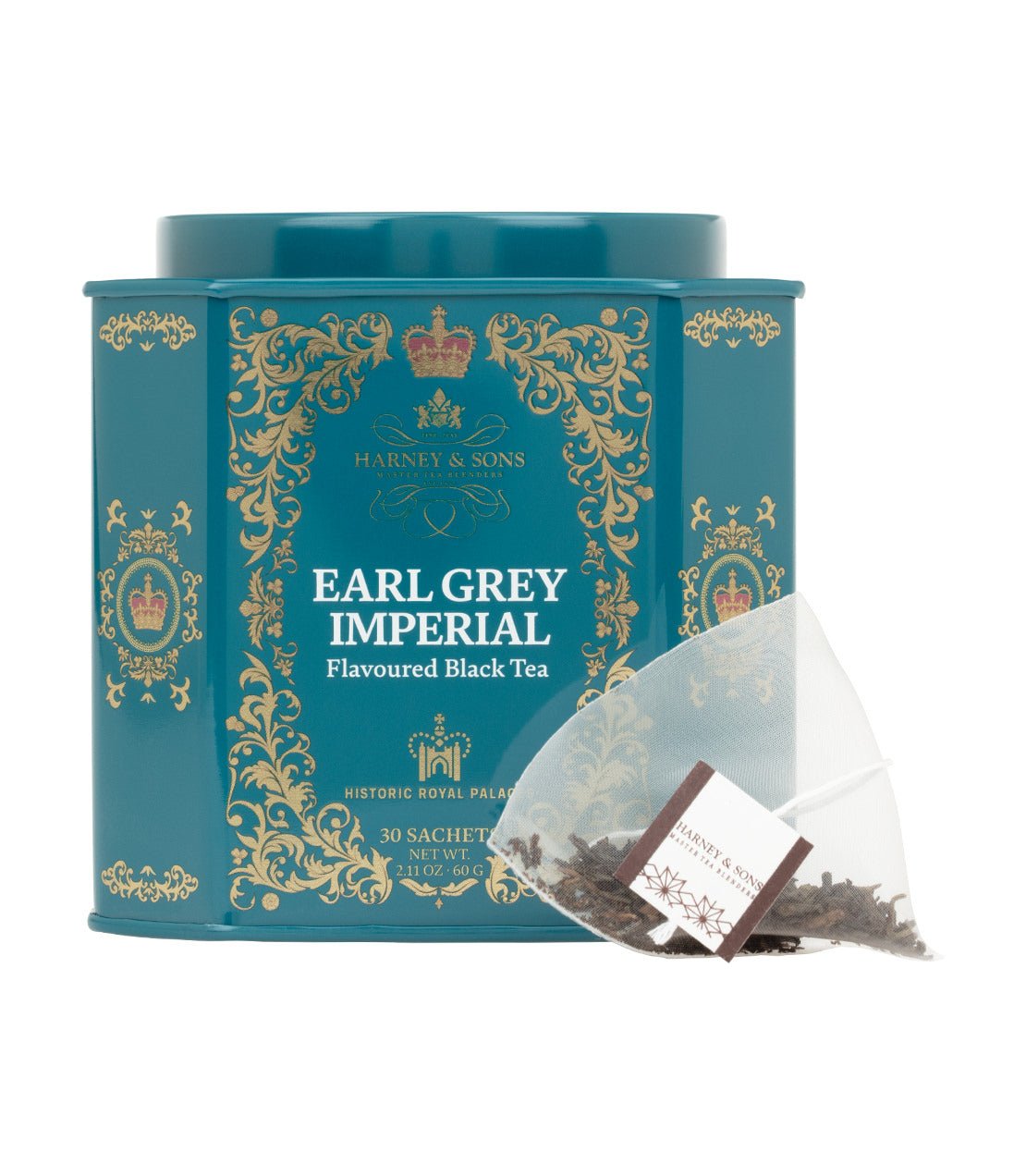 Harney & Sons Fine Teas Earl Grey Imperial, HRP Tin of 30 Sachets