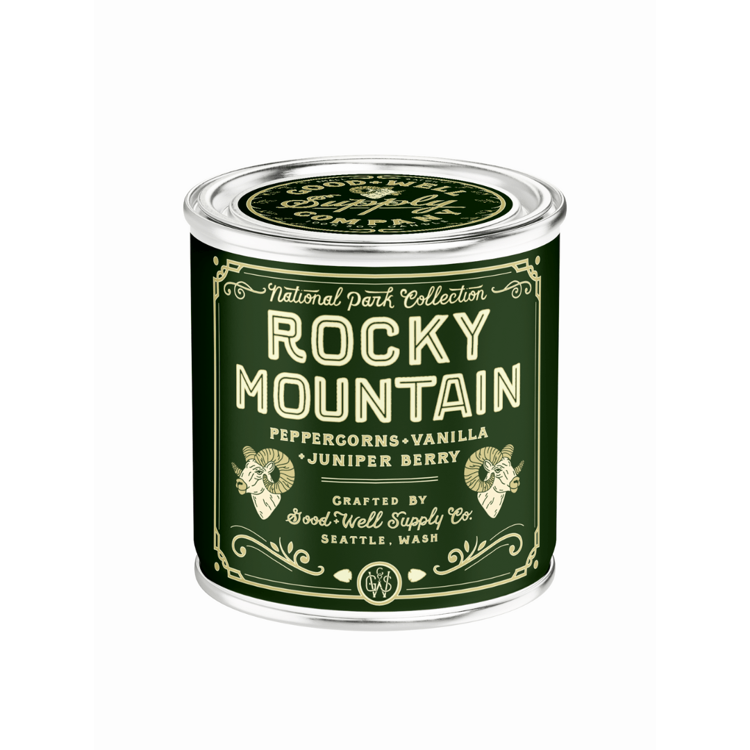 Good & Well Supply Co Rocky Mountain National Park Candle