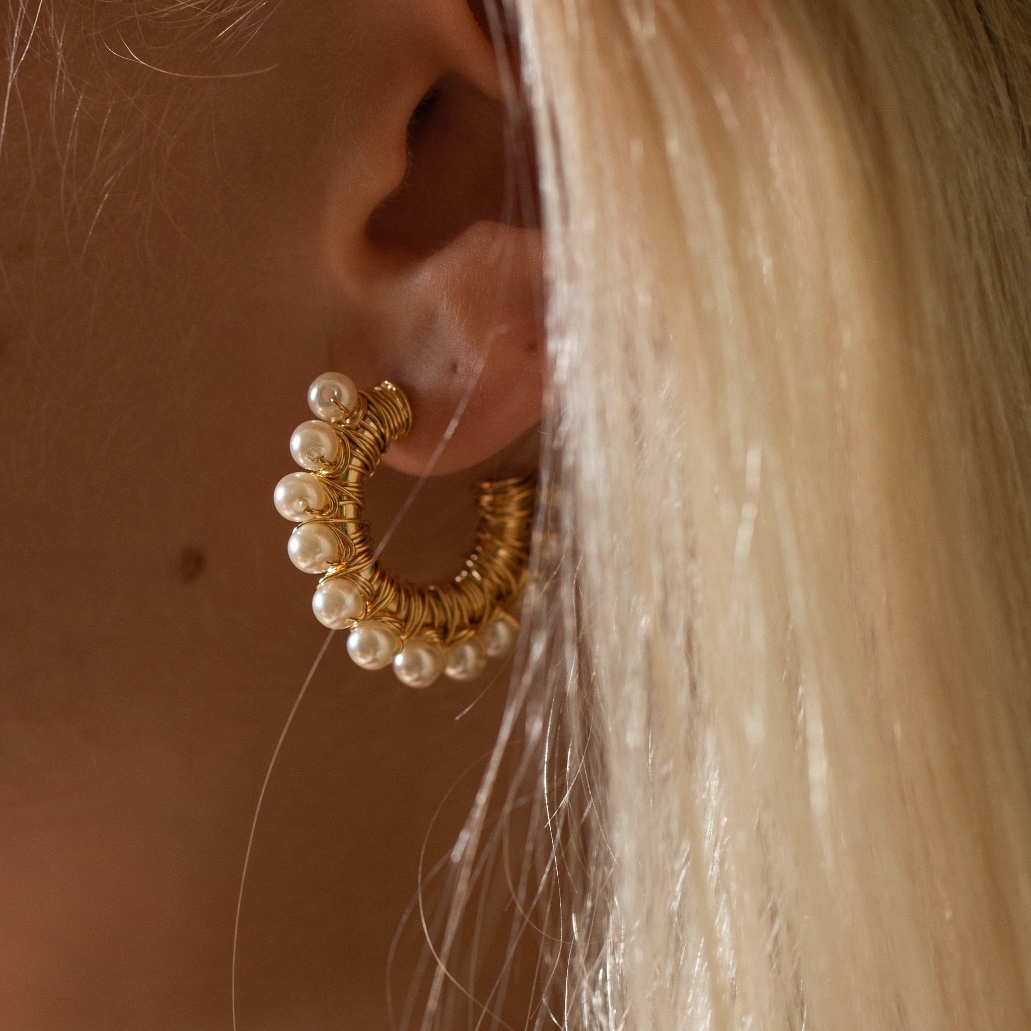 Rand Designs Marigold Hoop Earring