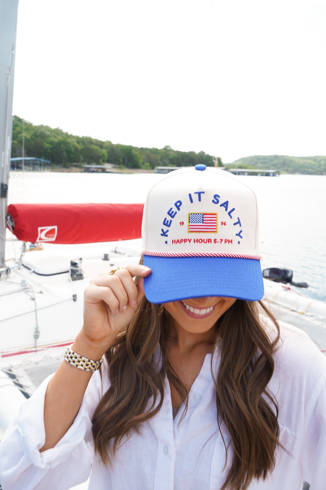 Keep it Salty - Royal Blue Vintage Trucker Hat