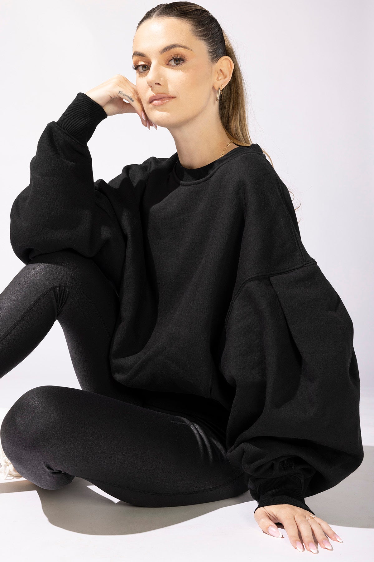 POPFLEX® Brunch Sweater - Black