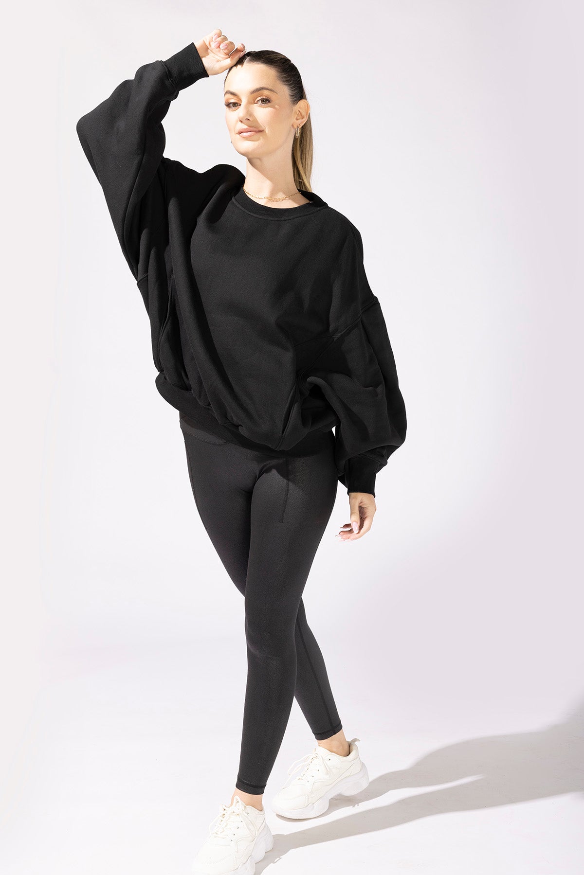 POPFLEX® Brunch Sweater - Black