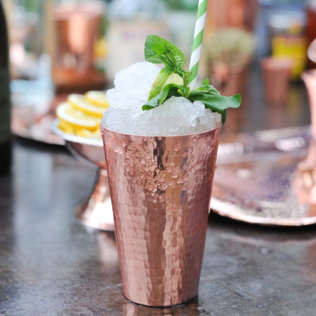 Kupferne Eisteetasse