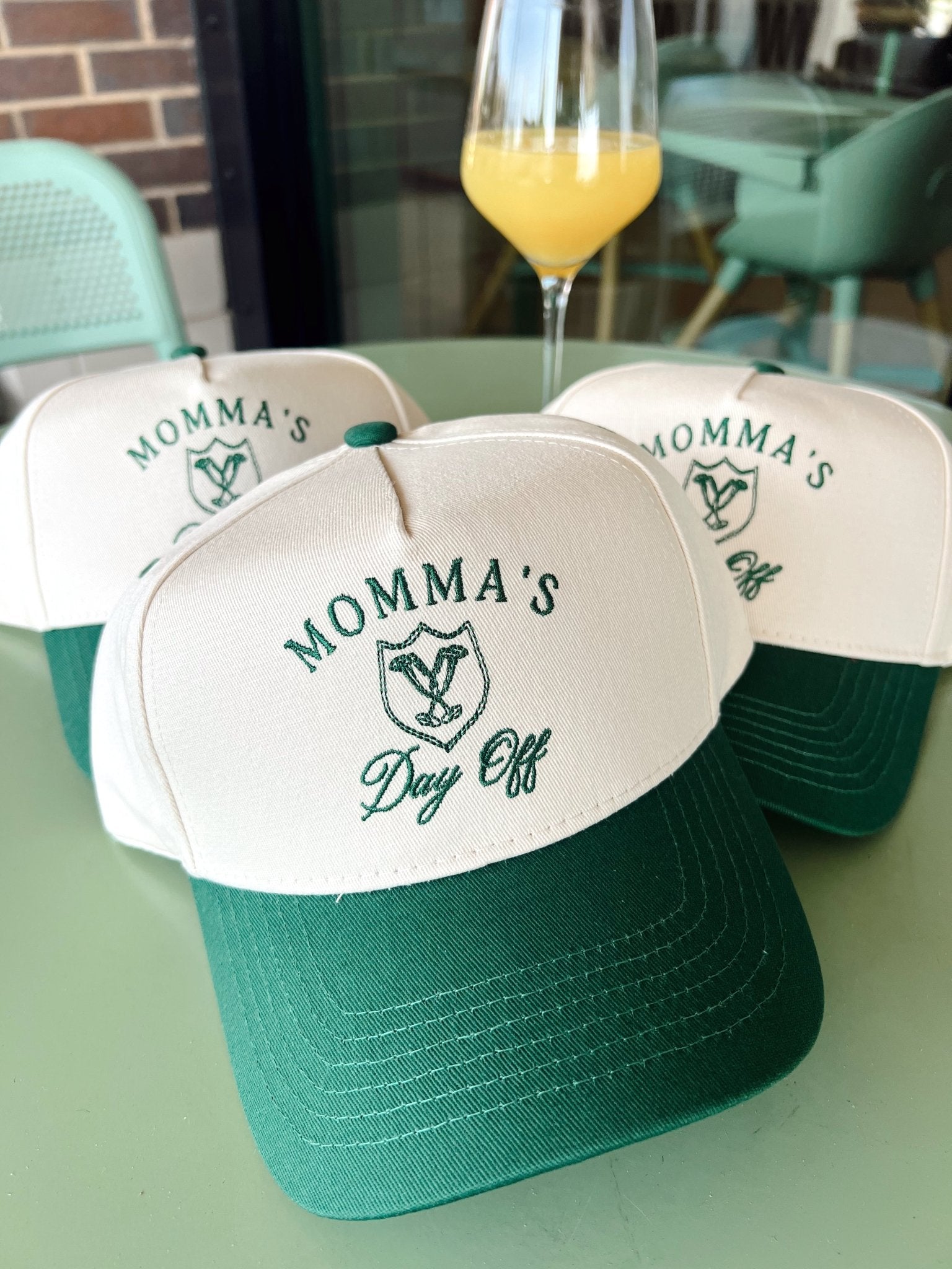 KenzKustomz Momma's Day Off - Green Vintage Trucker Hat