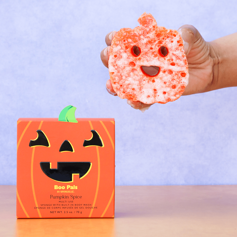 Spongellé Pumpkin Spice Pumpkin | Boo Pals Buffer