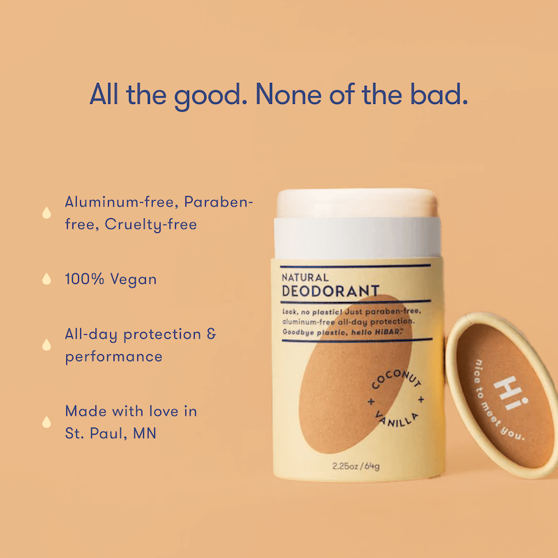 HiBAR Plastic - Free Deodorant