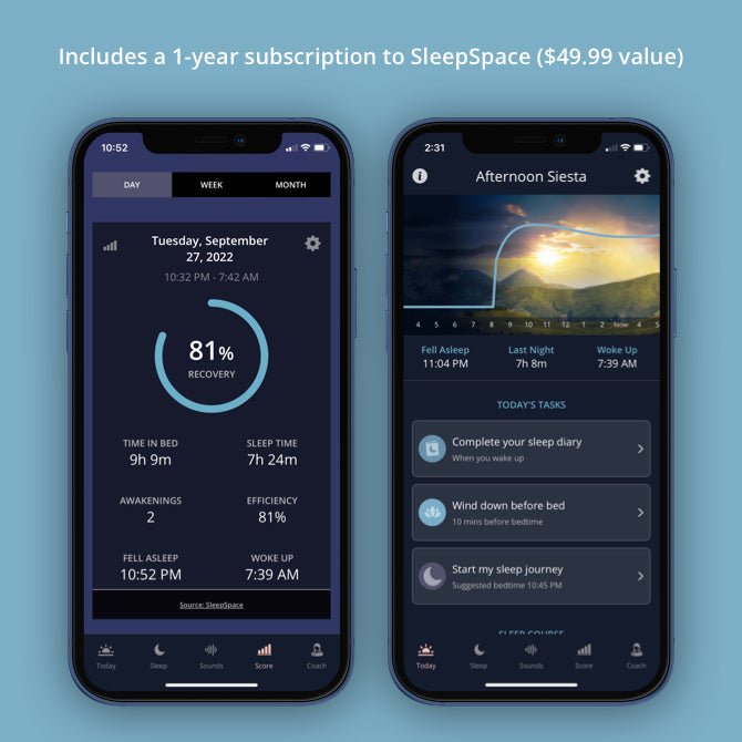 SleepSpace Smart Bed & Phone Charger SleepSpace Charger + Light Bulb