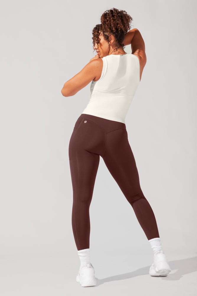 POPFLEX® Peekaboo Crew Tank - Coconut Cream